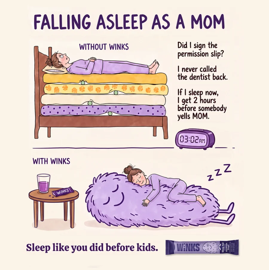 Falling asleep as a mom